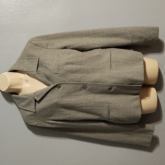 Lauren Ralph Lauren vintage women's gray green label 96%wool 4%lycra spandex - Picture 3 of 17